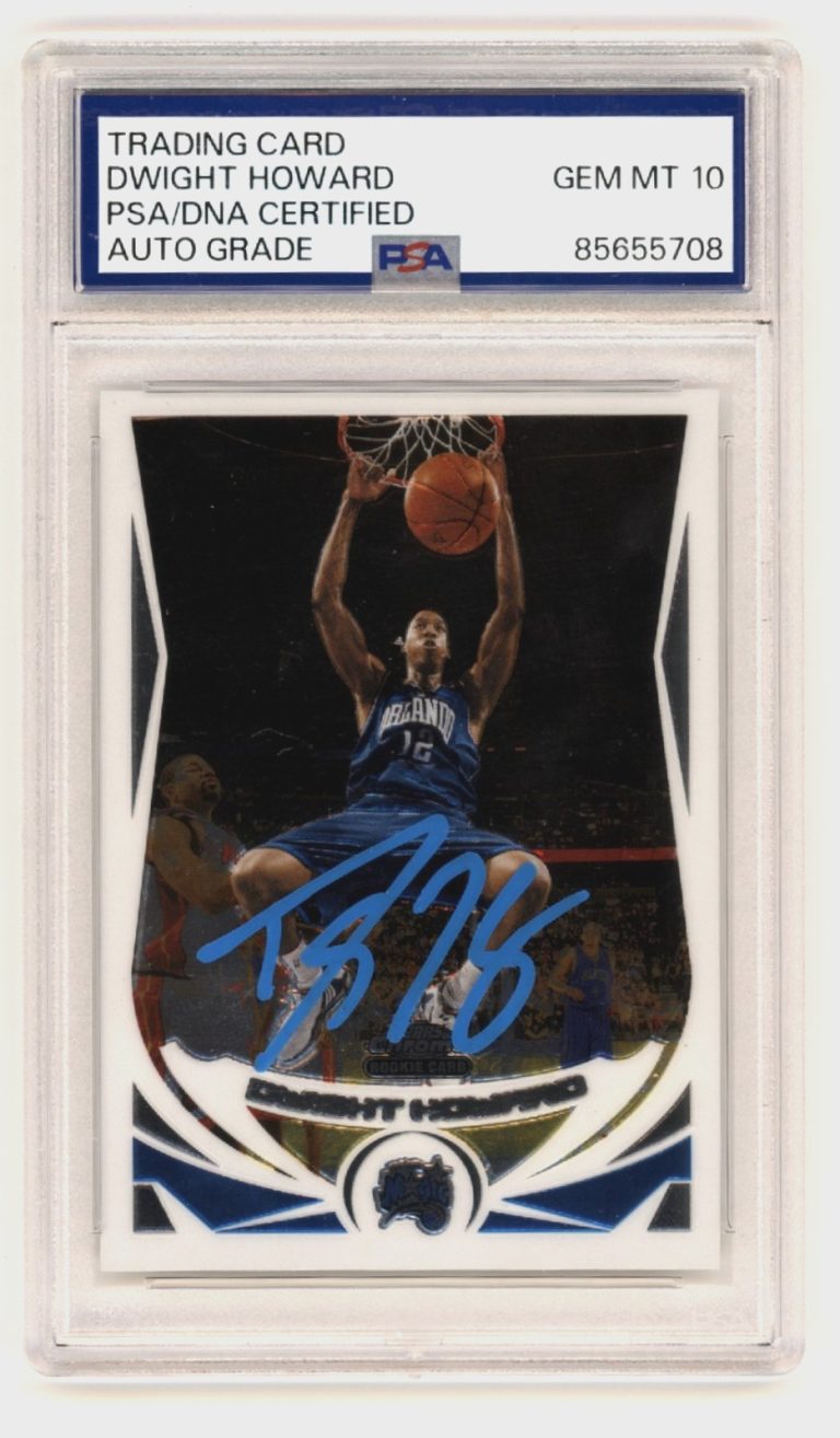 Dwight Howard 2004-05 Topps Chrome #166 Signed Rookie RC PSA 10 Auto Magic HOF