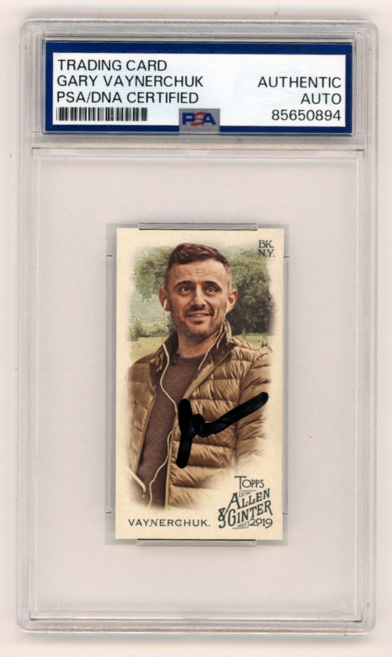 Gary Vaynerchuk 2019 Topps Allen & Ginter Mini #155 Signed PSA Authentic Auto