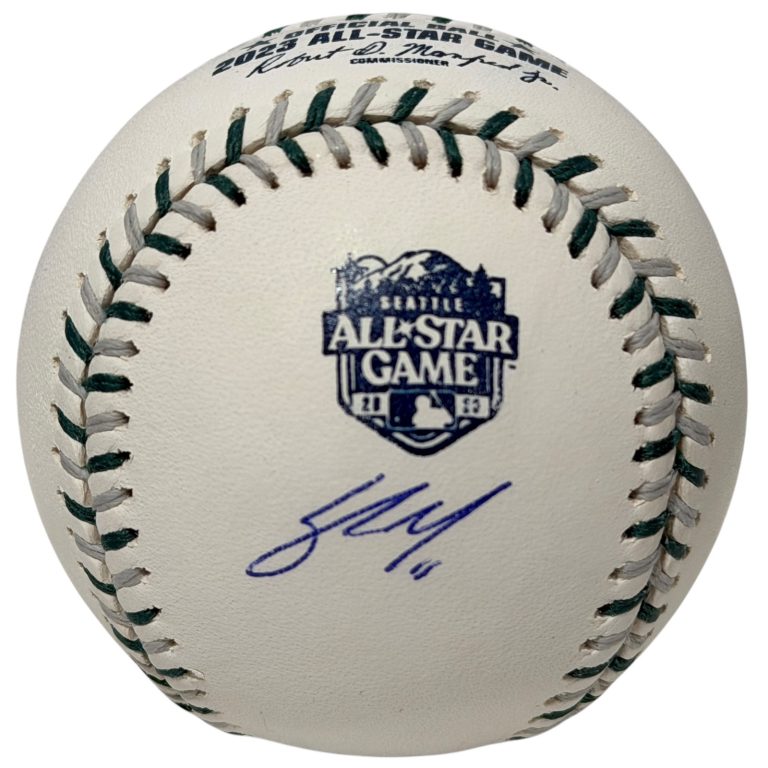 Shane McClanahan Signed 2023 All Star Game Baseball JSA COA Tampa Bay Rays