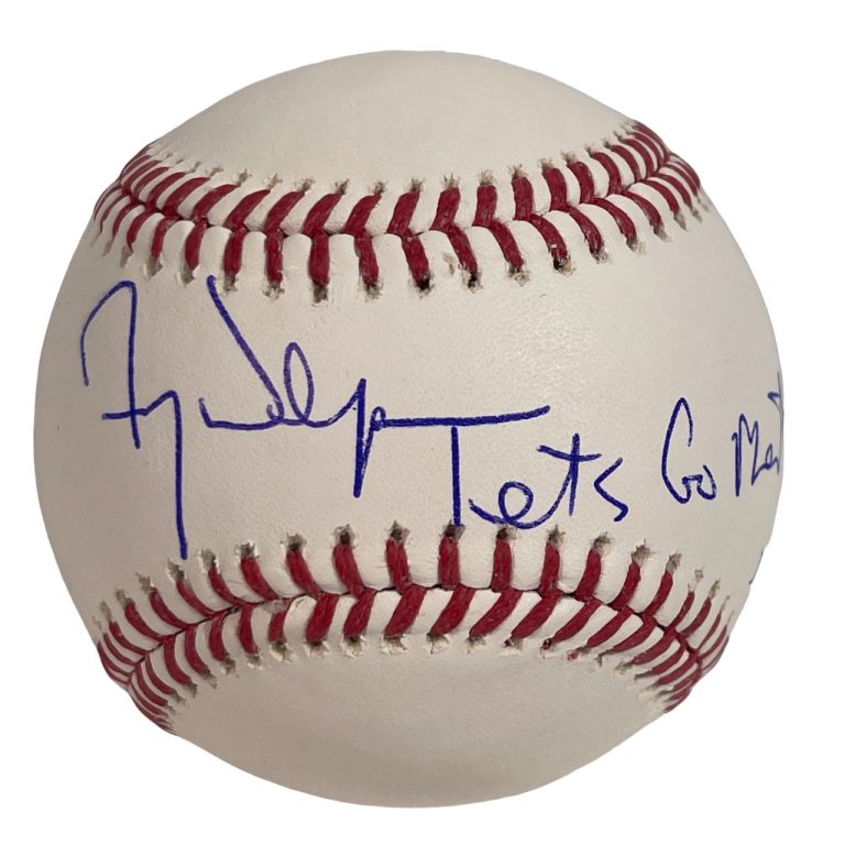 Fred Wilpon Signed Autographed ROMLB Baseball w/ Lets Go Mets JSA COA