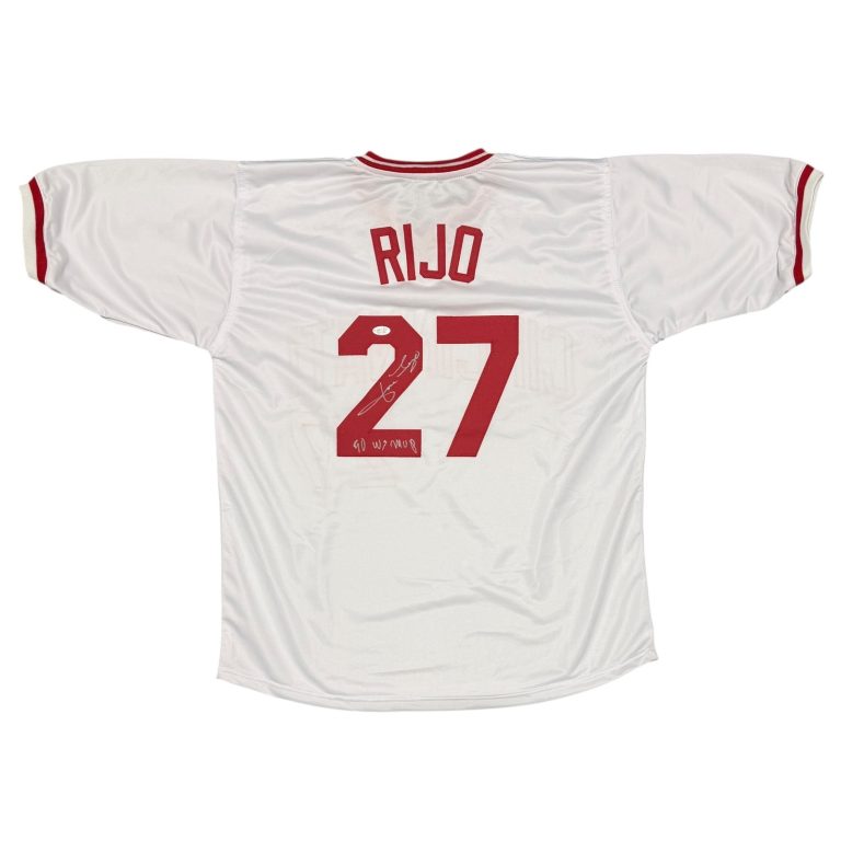 Jose Rijo Signed Cincinnati Reds Custom Jersey w/ 90 WS MVP JSA Witness COA W