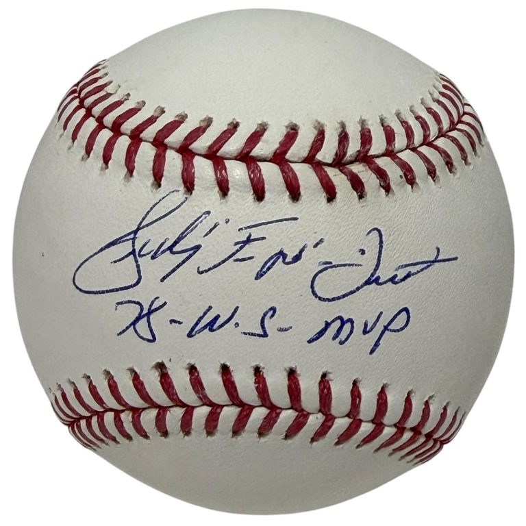 Bucky Dent Signed Autographed ROMLB Baseball w/ F'N + 78 WS MVP JSA WITNESS COA