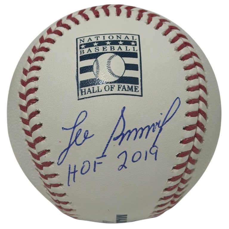 Lee Smith Signed Autographed HOF Logo Baseball w/ HOF 2019 JSA WITNESS COA