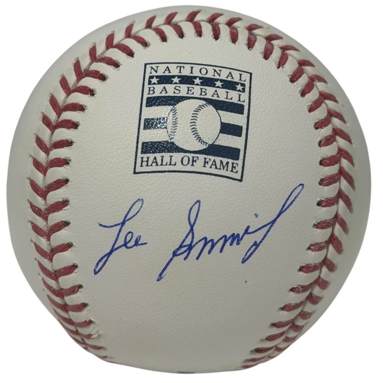 Lee Smith Signed Autographed HOF Logo Baseball JSA WITNESS COA