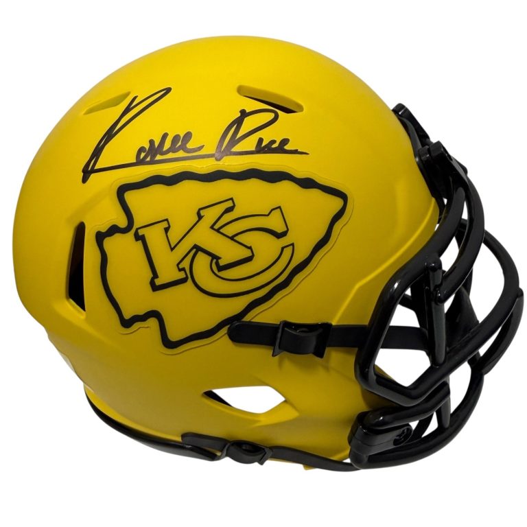 Rashee Rice Signed Kansas City Chiefs Rave Mini Helmet JSA Witness COA