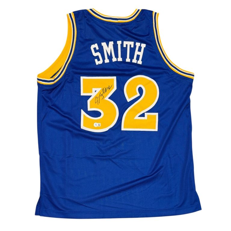 Joe Smith Signed Golden State Warriors Custom Jersey Beckett Witness BAS COA