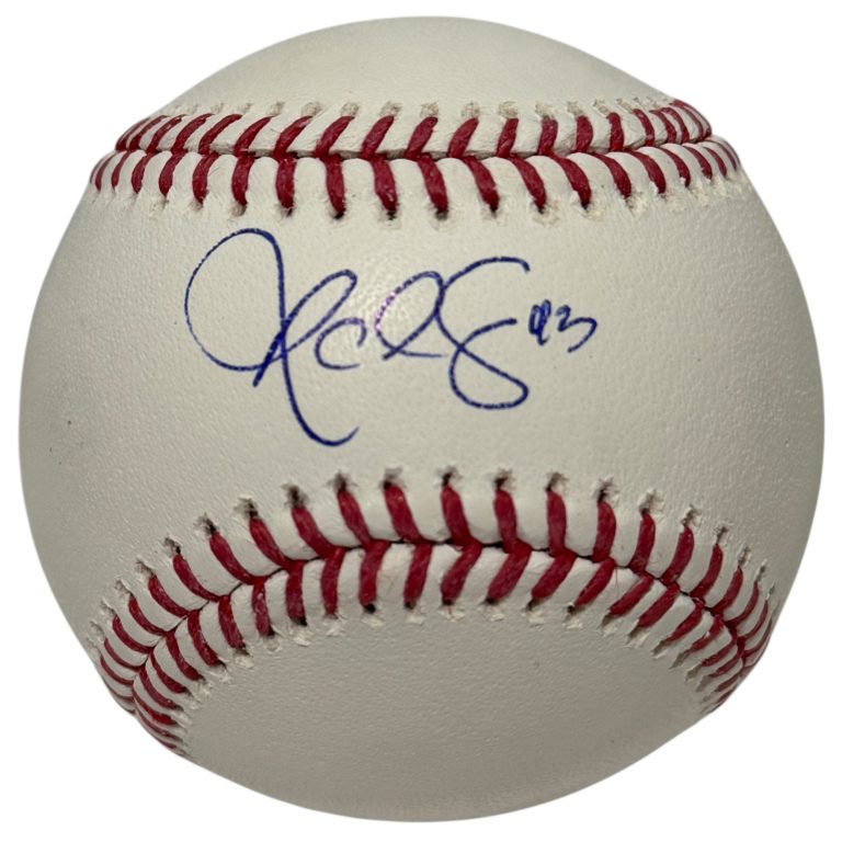 R.A. Dickey Signed Autographed ROMLB Baseball JSA Witness COA New York Mets