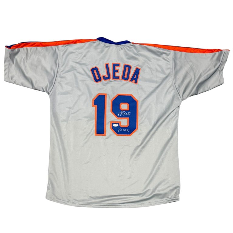 Bobby Ojeda Signed New York Mets Custom Jersey w/ 86 WSC JSA Witness COA