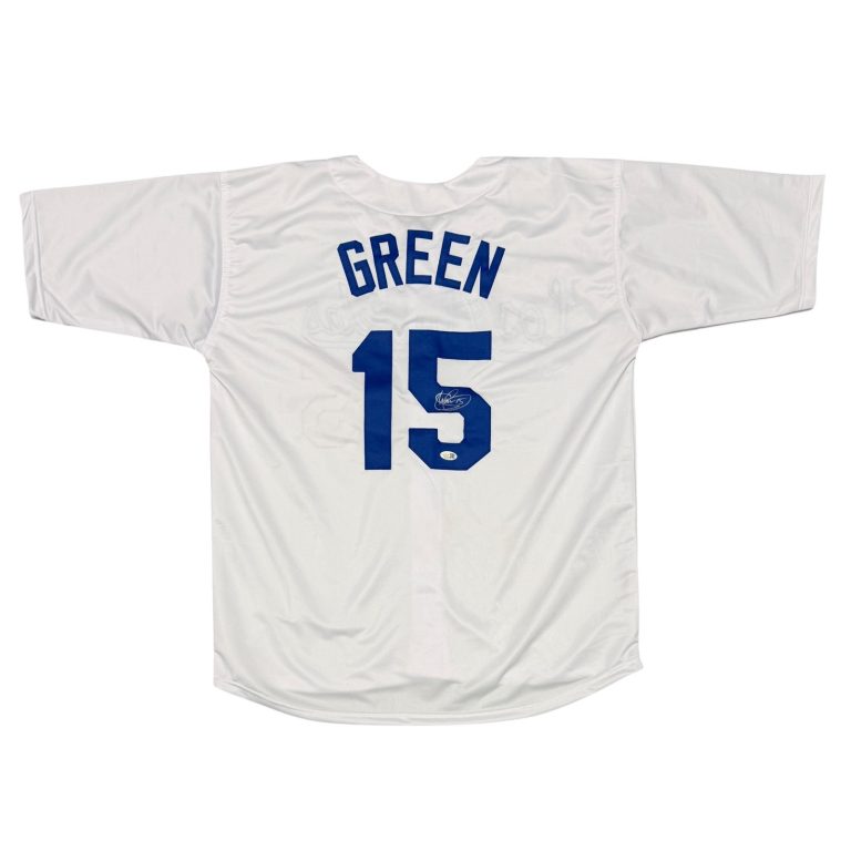Shawn Green Signed Autographed Los Angeles Dodgers Custom Jersey JSA Witness COA