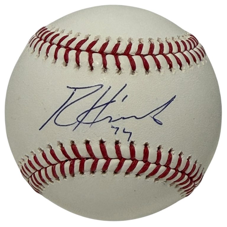 Rece Hinds Signed Autographed ROMLB Baseball Beckett BAS COA Cincinnati Reds