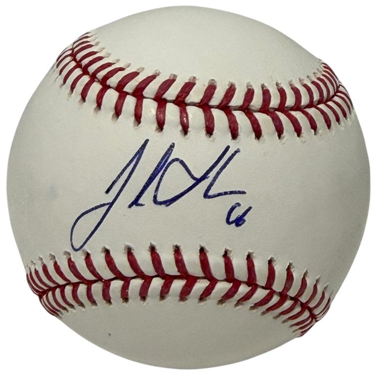 Josh Sborz Signed Autographed ROMLB Baseball JSA COA Rangers 2023 WS Final Out