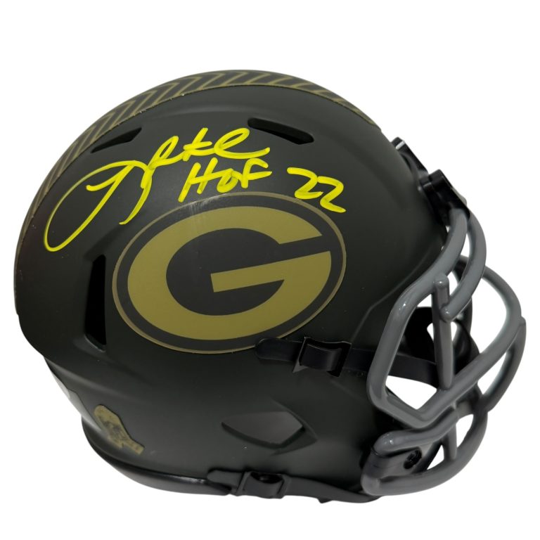 LeRoy Butler Signed Packers Salute 24 Mini Helmet w/ HOF 22 JSA Witness COA