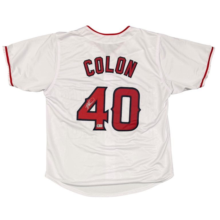 Bartolo Colon Signed Los Angeles Angels Custom Jersey Beckett Witness BAS COA