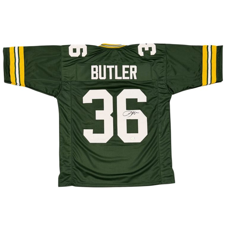 LeRoy Butler Signed Autographed Green Bay Packers Custom Jersey JSA Witness COA