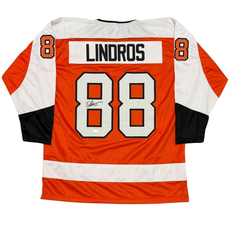 Eric Lindros Signed Philadelphia Flyers Custom Jersey JSA Witness COA
