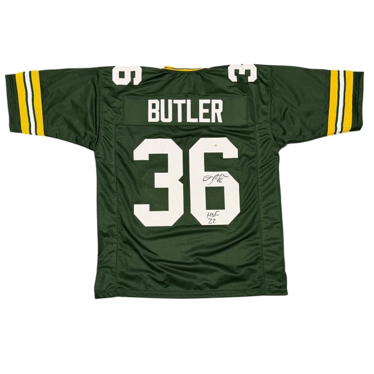 LeRoy Butler Signed Green Bay Packers Custom Jersey w/ HOF 22 JSA Witness COA