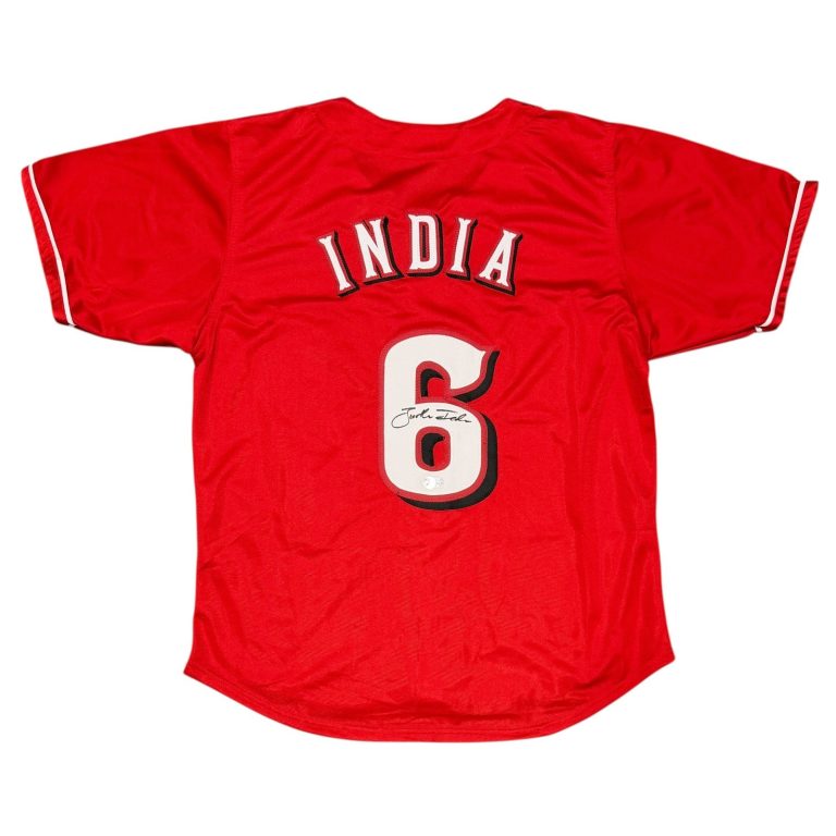Jonathan India Signed Cincinnati Reds Custom Jersey Beckett Witness BAS COA