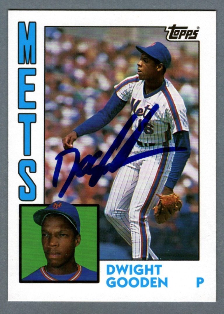 Dwight Doc Gooden Signed 2019 Topps Update Iconic Card Reprints ICR-32 LSCM COA