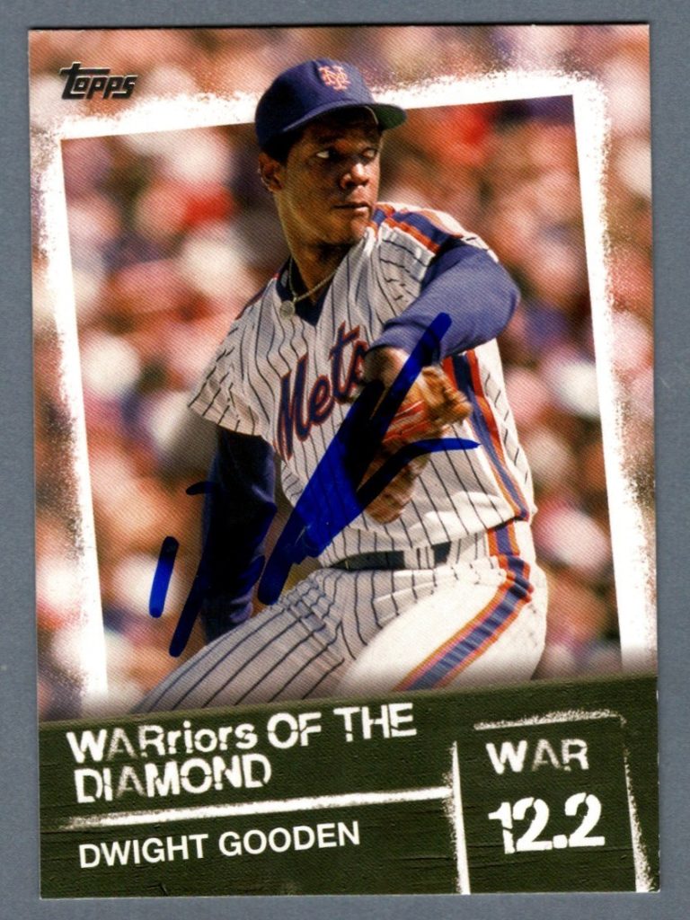 Dwight Doc Gooden Signed 2020 Topps WARriors of the Diamond #WOD-20 LSCM COA