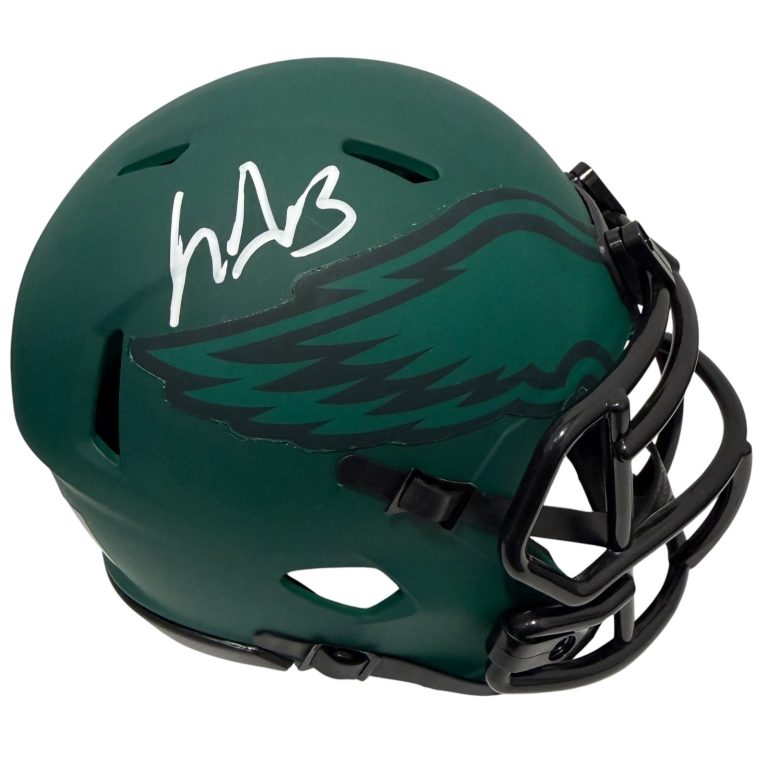 LeGarrette Blount Signed Philadelphia Eagles Rave Mini Helmet JSA Witness COA