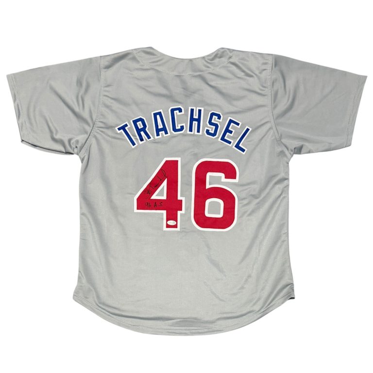 Steve Trachsel Signed Chicago Cubs Custom Jersey w/ 96 AS JSA Witness COA