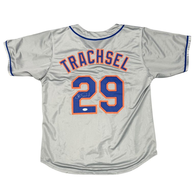 Steve Trachsel Signed New York Mets Custom Jersey JSA Witness COA