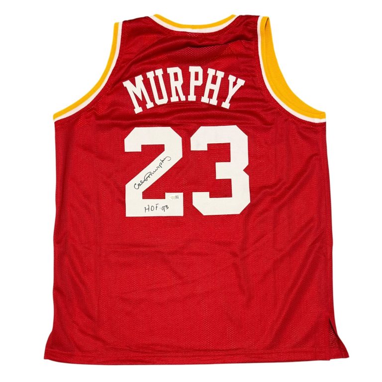 Calvin Murphy Signed Houston Rockets Custom Jersey w/ HOF 93 JSA Witness COA