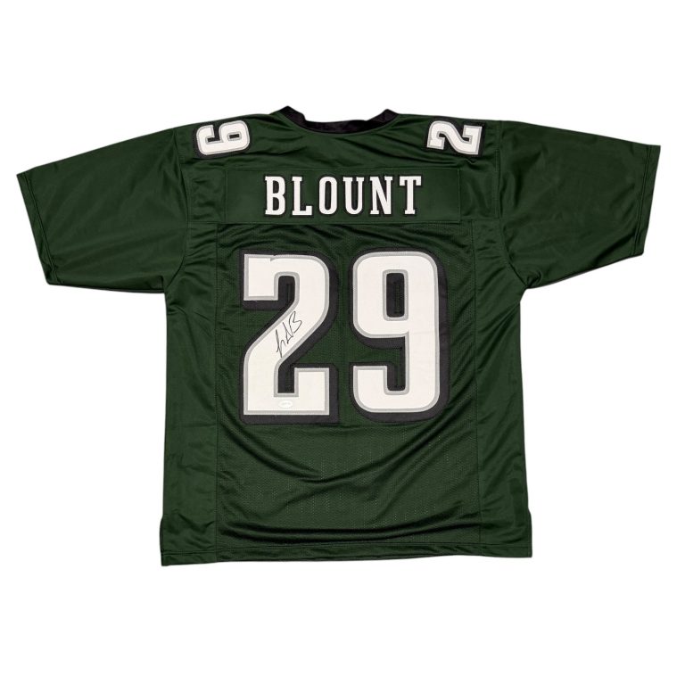 LeGarrette Blount Signed Philadelphia Eagles Custom Jersey JSA Witness COA