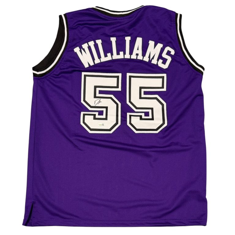 Jason Williams Signed White Chocolate Sacramento Kings Custom Jersey JSA Wit COA
