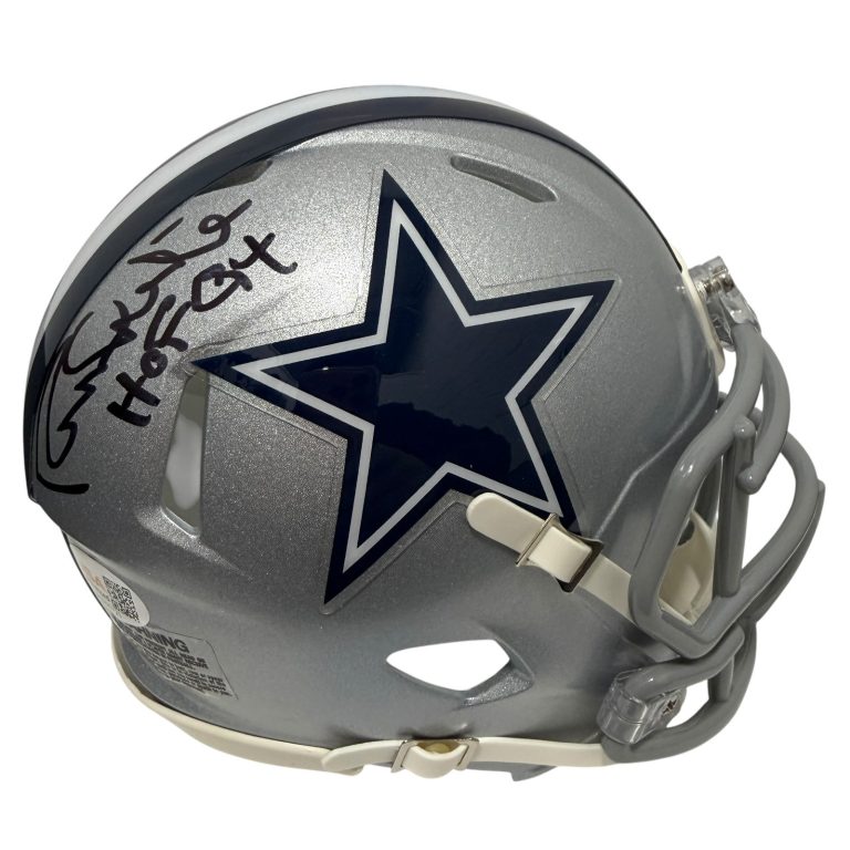 Randy White Signed Dallas Cowboys Speed Mini Helmet w/ HOF 94 JSA Witness COA