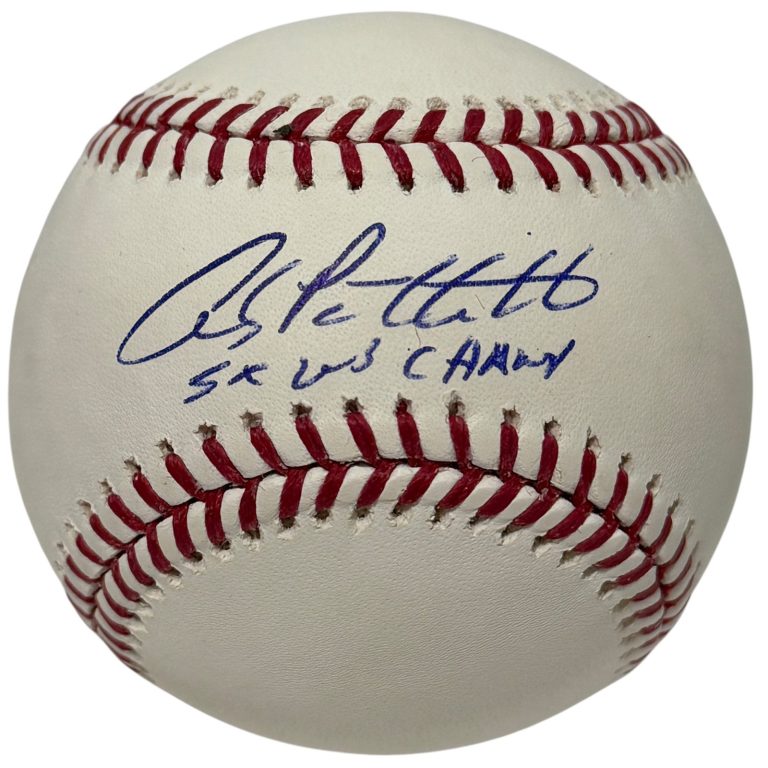Andy Pettitte Signed Autographed ROMLB Baseball w/ 5x WS Champs JSA COA Yankees