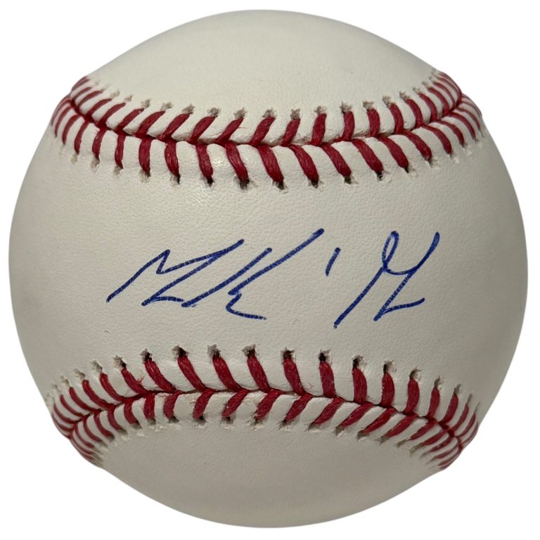 MacKenzie Gore Signed Autographed ROMLB Baseball JSA COA Texas Rangers