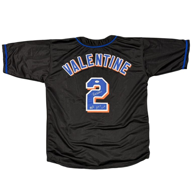 Bobby Valentine Signed Mets Custom Jersey w/ Mets HOF 2026 JSA Witness COA