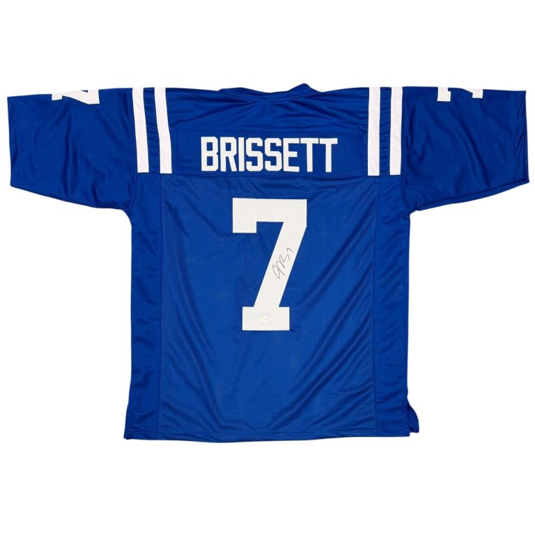 Jacoby Brissett Signed Indianapolis Colts Custom Jersey JSA Witness COA