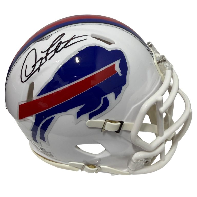 Doug Flutie Signed Autographed Buffalo Bills Speed Mini Helmet JSA Witness COA