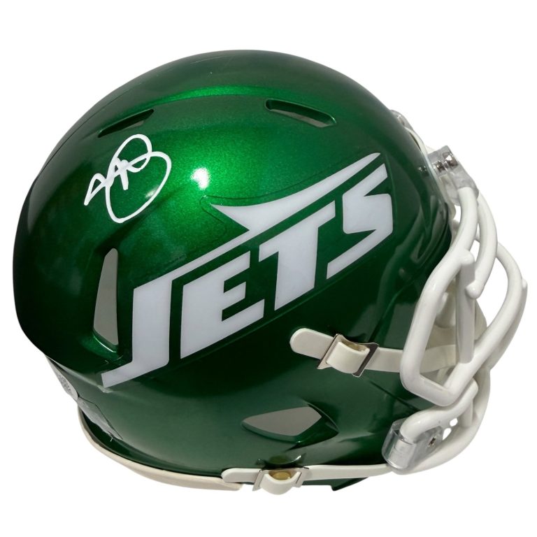 Minkah Fitzpatrick Signed New York Jets Speed Mini Helmet JSA Witness COA
