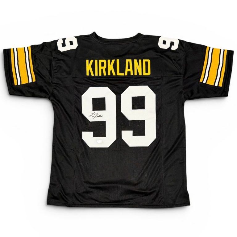 Levon Kirkland Signed Pittsburgh Steelers Custom Jersey Beckett Witness BAS COA