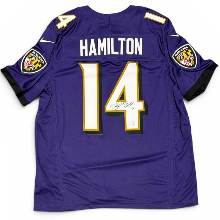 Kyle Hamilton Signed Autographed Baltimore Ravens Nike Jersey FANATICS COA