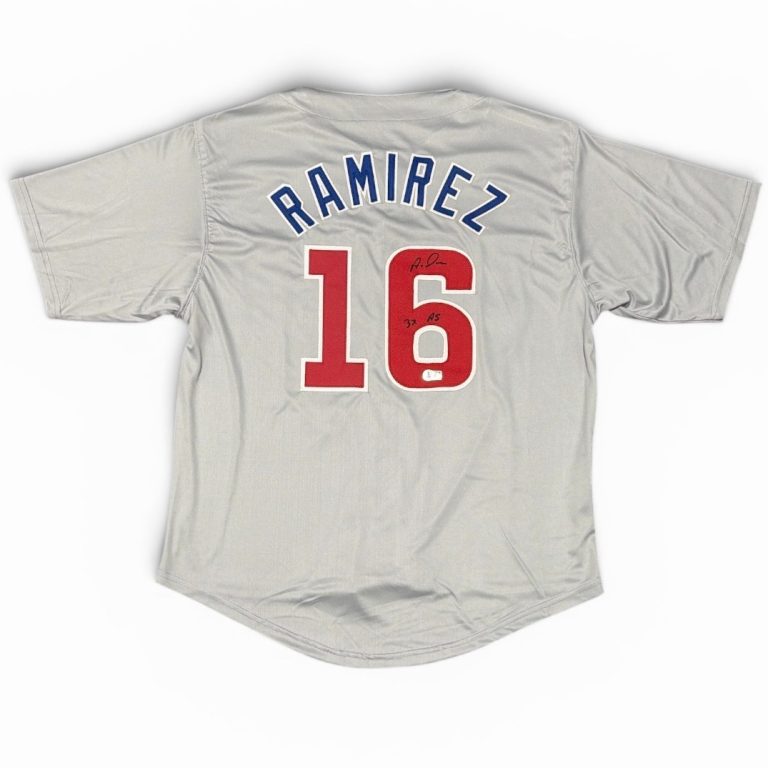 Aramis Ramirez Signed Chicago Cubs Custom Jersey w/ 3x AS Beckett Wit BAS COA