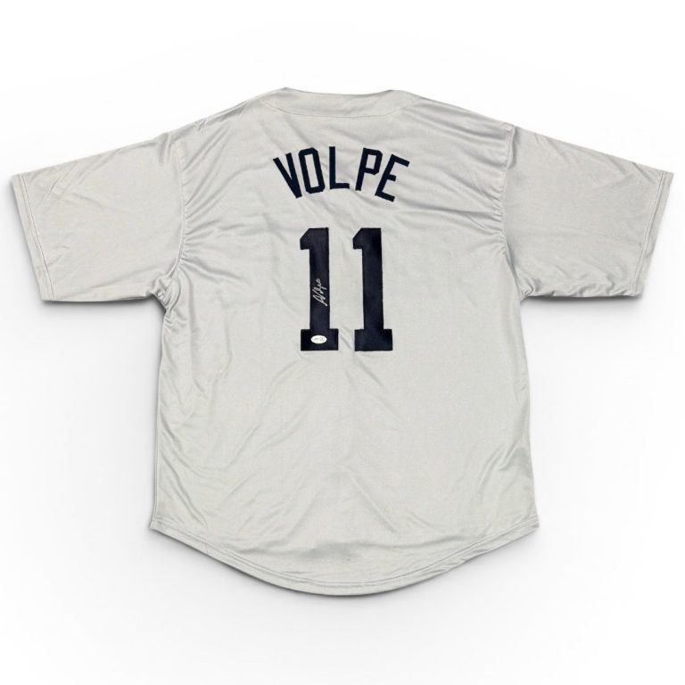 Anthony Volpe Signed Autographed New York Yankees Custom Jersey JSA COA