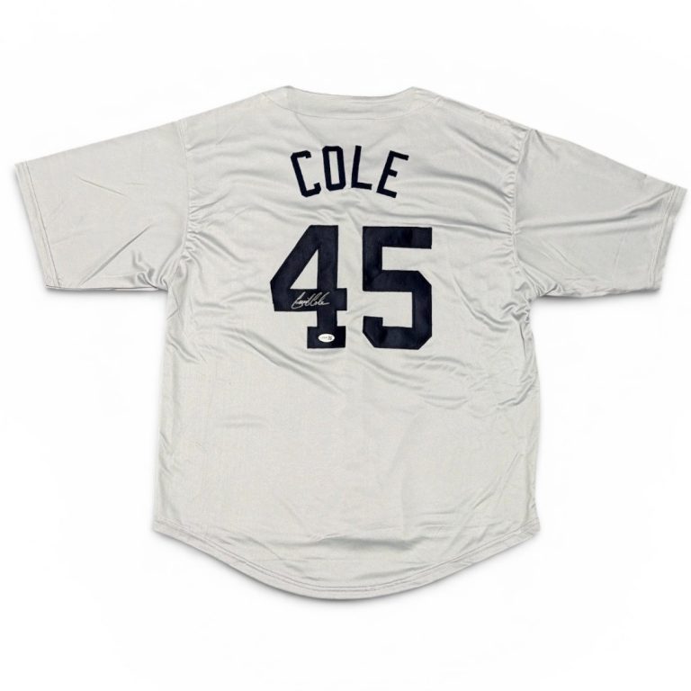 Gerrit Cole Signed Autographed New York Yankees Custom Jersey JSA COA