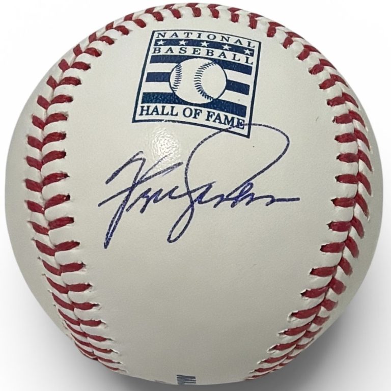 Fergie Jenkins Signed Autographed HOF Logo Baseball JSA Witness COA Chicago Cubs