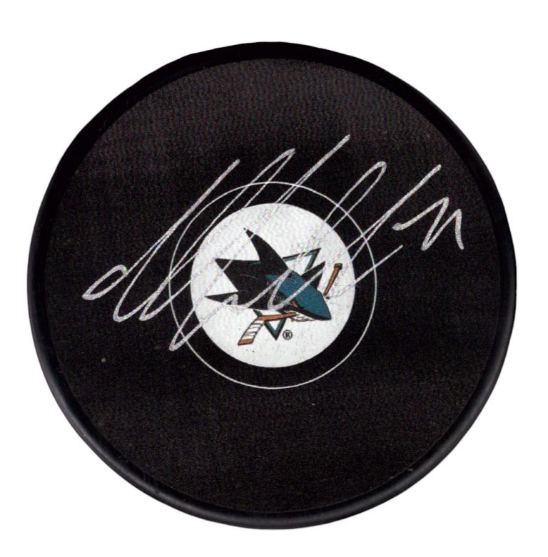 Macklin Celebrini Signed Autographed San Jose Sharks Logo Puck Fanatics COA