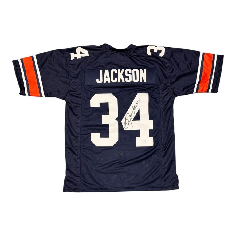 Bo Jackson Signed Autographed Auburn Tigers Custom Jersey JSA Witness COA