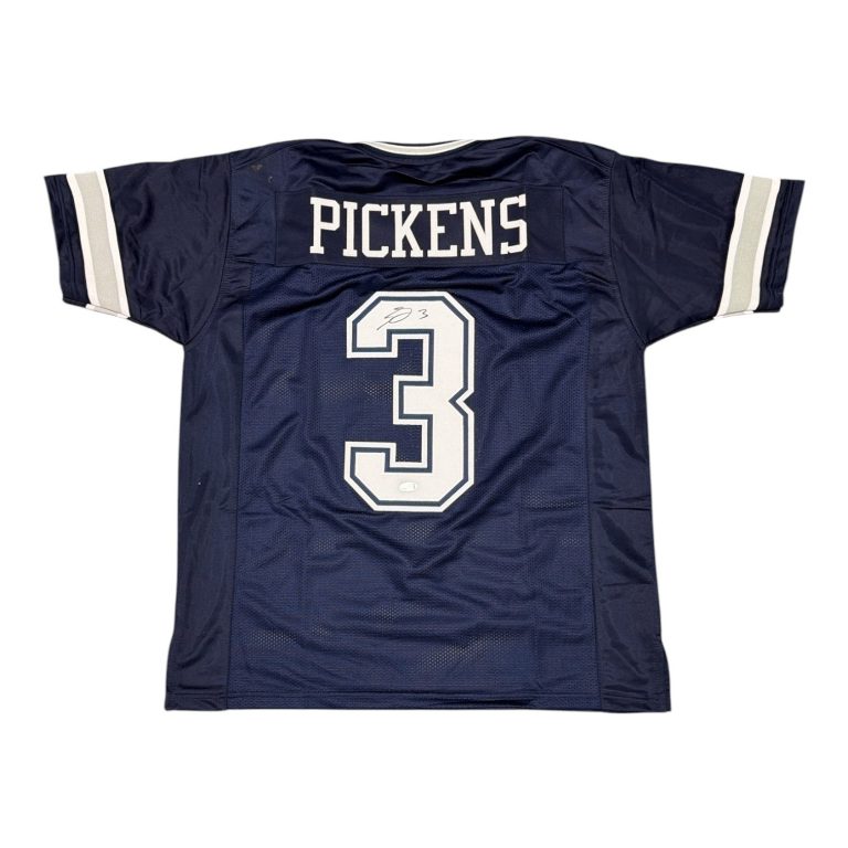 George Pickens Signed Autographed Dallas Cowboys Custom Jersey JSA Witness COA
