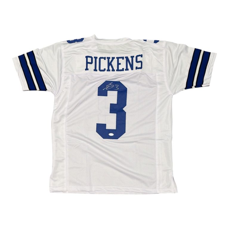 George Pickens Signed Autographed Dallas Cowboys Custom Jersey JSA Witness COA