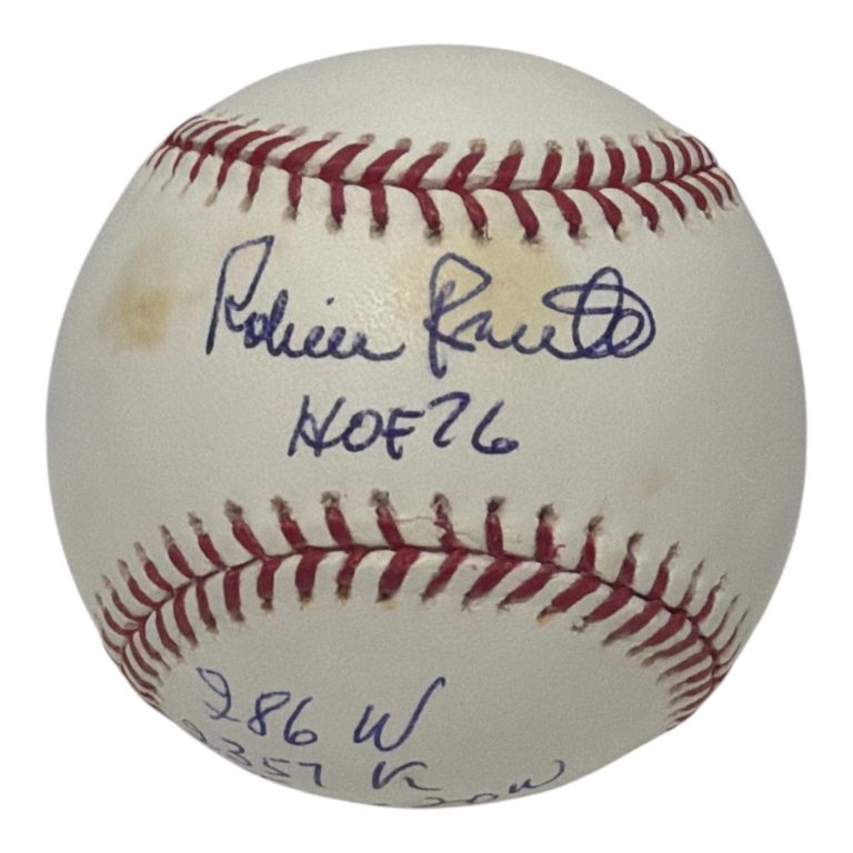 Robin Roberts Signed Autographed ROMLB Baseball w/ 4x Ins JSA COA Phillies