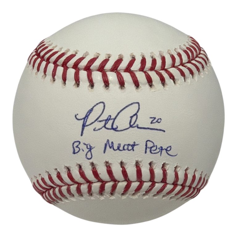 Pete Alonso Signed Autographed ROMLB Baseball w/ Big Meat Pete Insc FANATICS COA