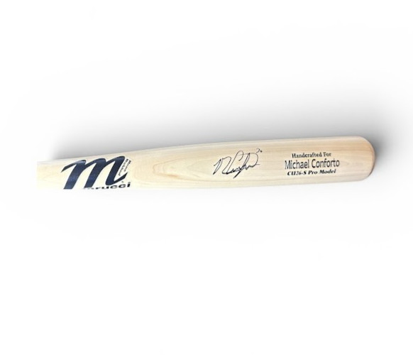 Michael Conforto Signed Autographed Game Model Marucci Bat FANATICS + MLB COA