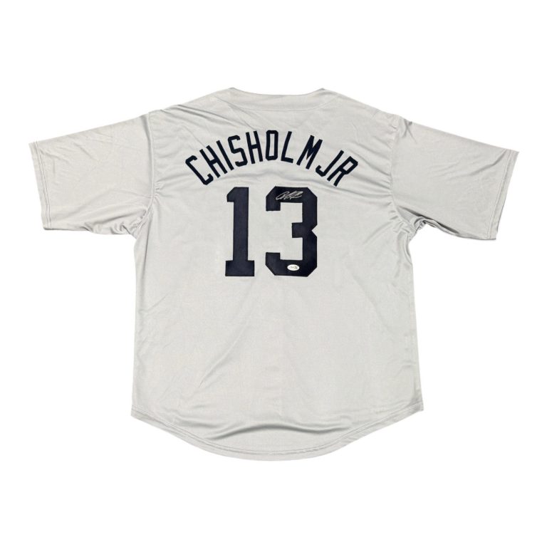 Jazz Chisholm Jr Signed Autographed New York Yankees Custom Jersey JSA COA